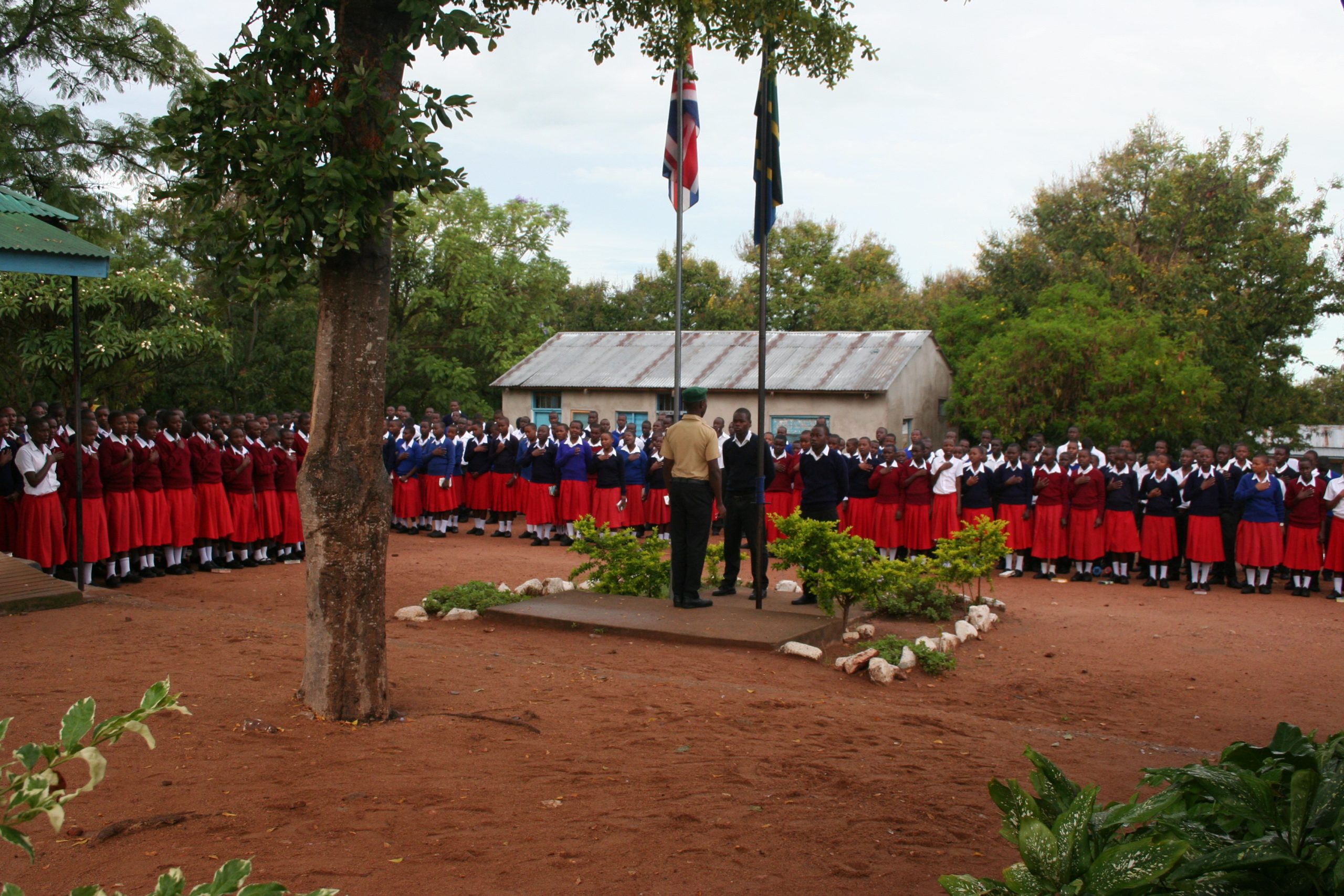Morning assembly Secondary school